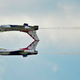 Illustration for article titled I love it when Thunderbird F-16s fly crazy close to make a mirror image